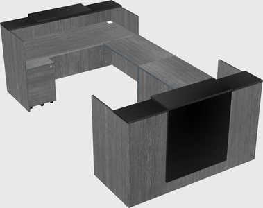 Reception desk u-shape