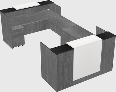 Reception desk u-shape