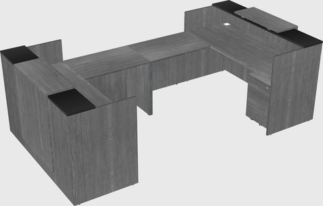 Reception desk u-shape