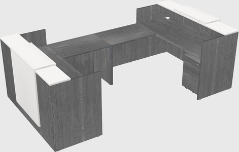 Reception desk u-shape