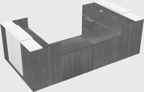 Reception desk u-shape