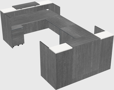 Reception desk u-shape