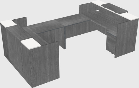Reception desk u-shape