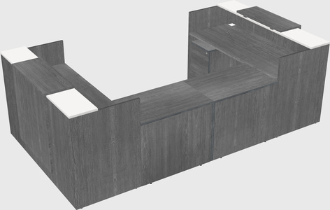 Reception desk u-shape