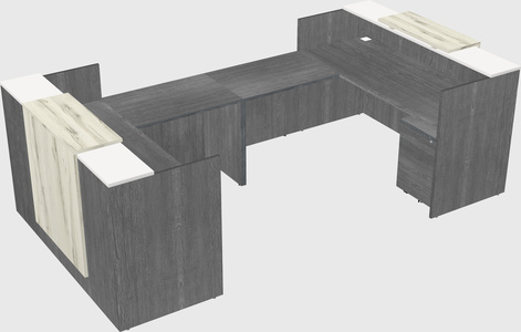 Reception desk u-shape