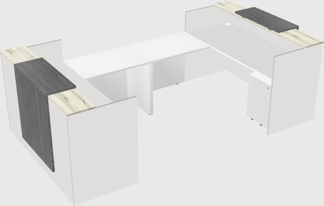 Reception desk u-shape