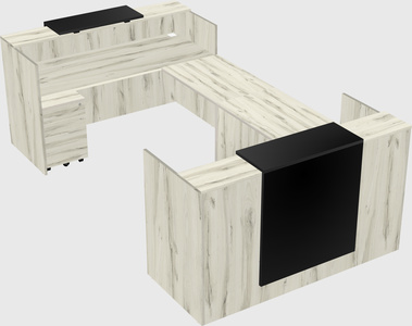 Reception desk u-shape