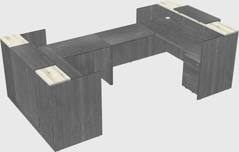 Reception desk u-shape