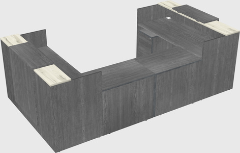 Reception desk u-shape