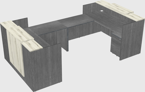 Reception desk u-shape