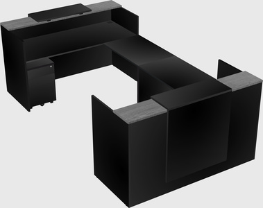 Reception desk u-shape
