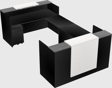 Reception desk u-shape