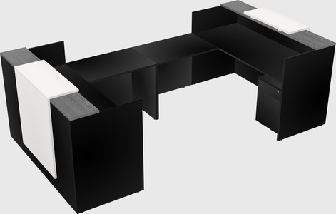 Reception desk u-shape