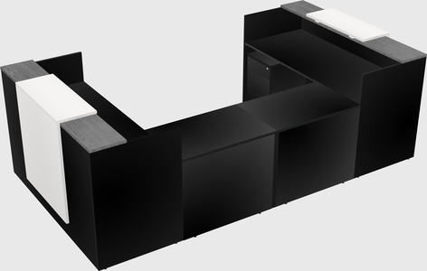 Reception desk u-shape