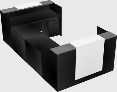 Reception desk u-shape