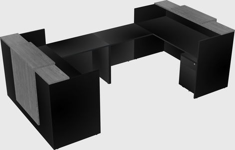 Reception desk u-shape