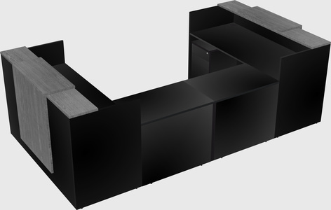 Reception desk u-shape