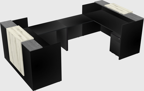 Reception desk u-shape