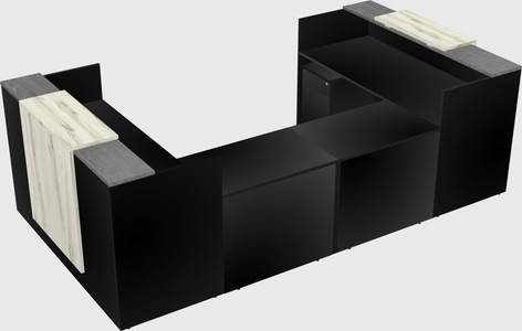 Reception desk u-shape