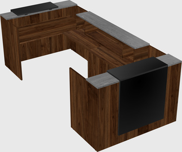 Reception desk u-shape