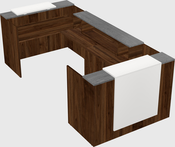 Reception desk u-shape