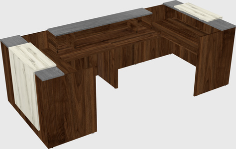 Reception desk u-shape