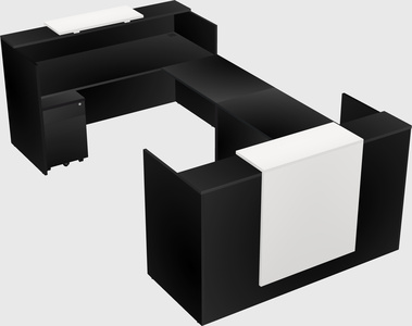 Reception desk u-shape