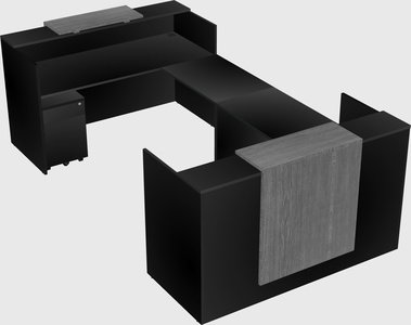 Reception desk u-shape