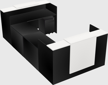 Reception desk u-shape