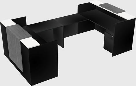 Reception desk u-shape
