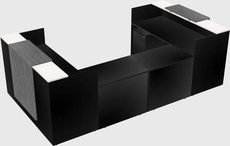 Reception desk u-shape
