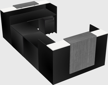 Reception desk u-shape