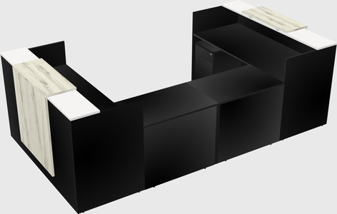 Reception desk u-shape