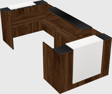 Reception desk u-shape