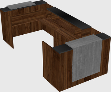 Reception desk u-shape