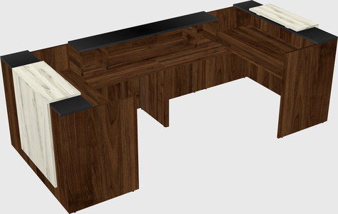 Reception desk u-shape