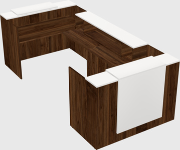 Reception desk u-shape