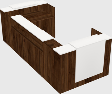 Reception desk u-shape