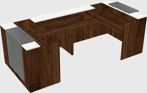 Reception desk u-shape