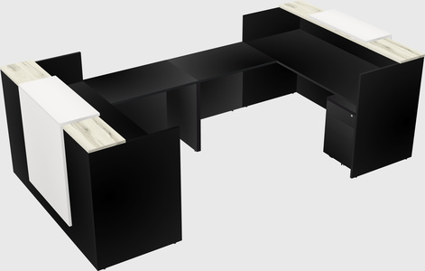 Reception desk u-shape