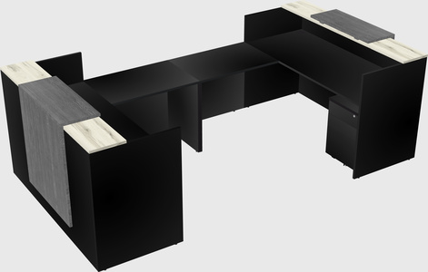 Reception desk u-shape