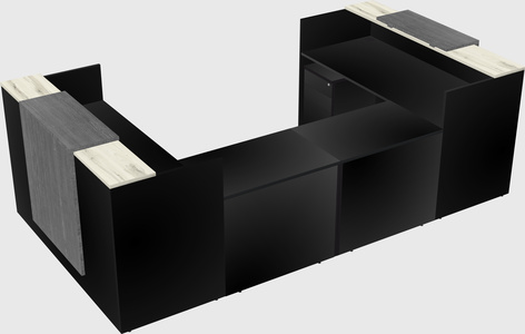 Reception desk u-shape