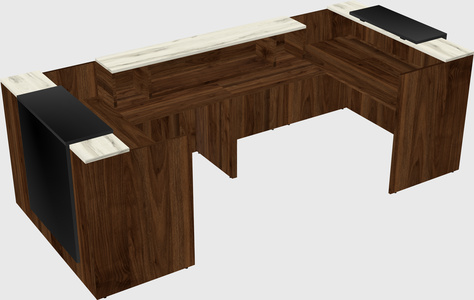 Reception desk u-shape