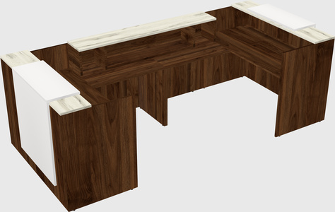Reception desk u-shape