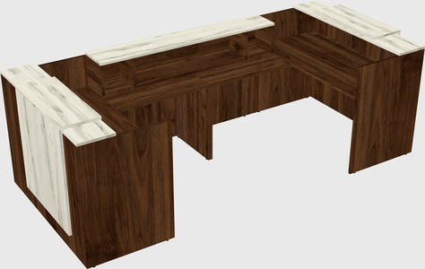 Reception desk u-shape