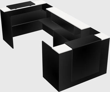 Reception desk u-shape