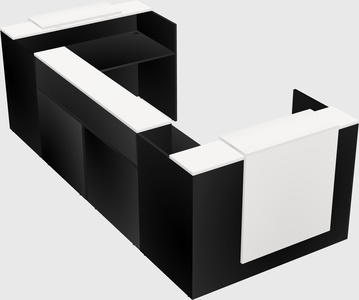 Reception desk u-shape