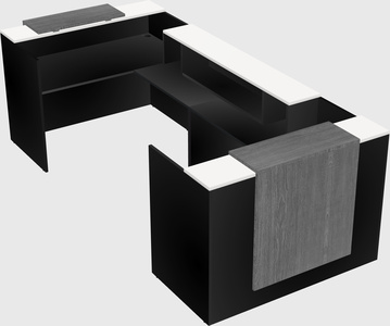 Reception desk u-shape