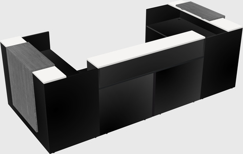 Reception desk u-shape