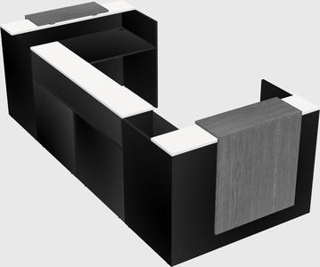 Reception desk u-shape